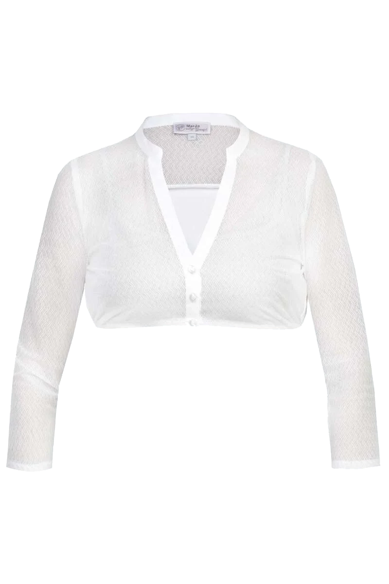 Dirndlbluse mit 3/4-Ärmeln
