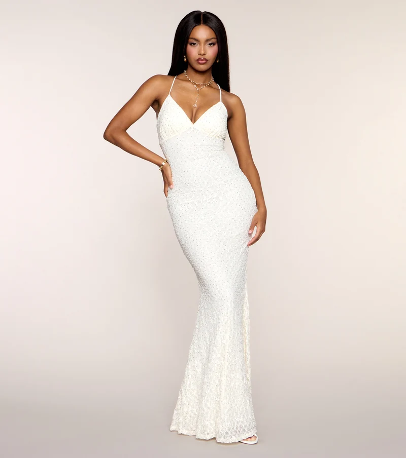 Arabella Lace Mermaid Formal Dress