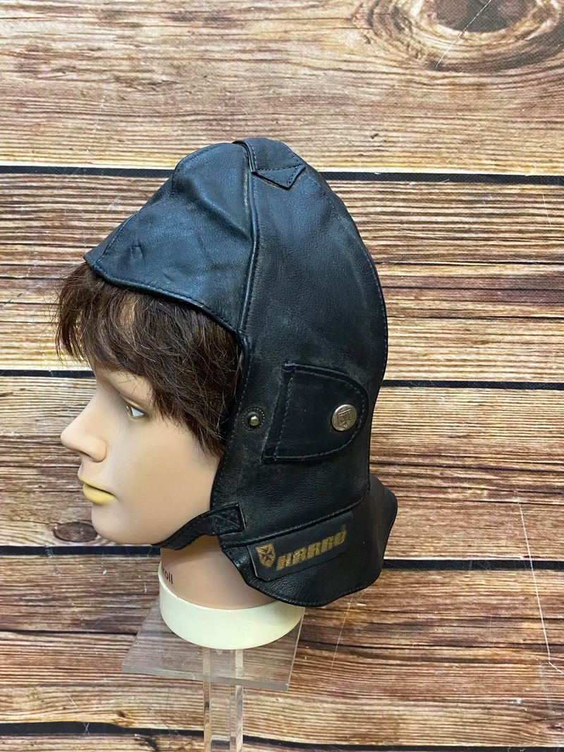Antike Cabriohaube Herren Schwarz Gr. 56 – 20er Jahre Stil