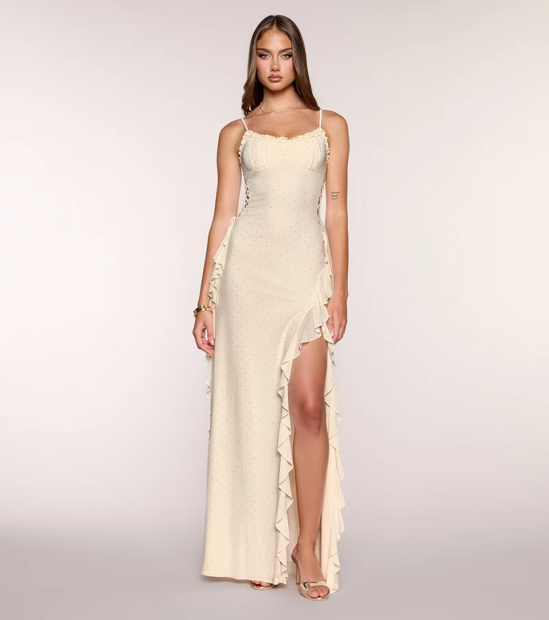 Seraphina Rhinestone A-Line Formal Dress