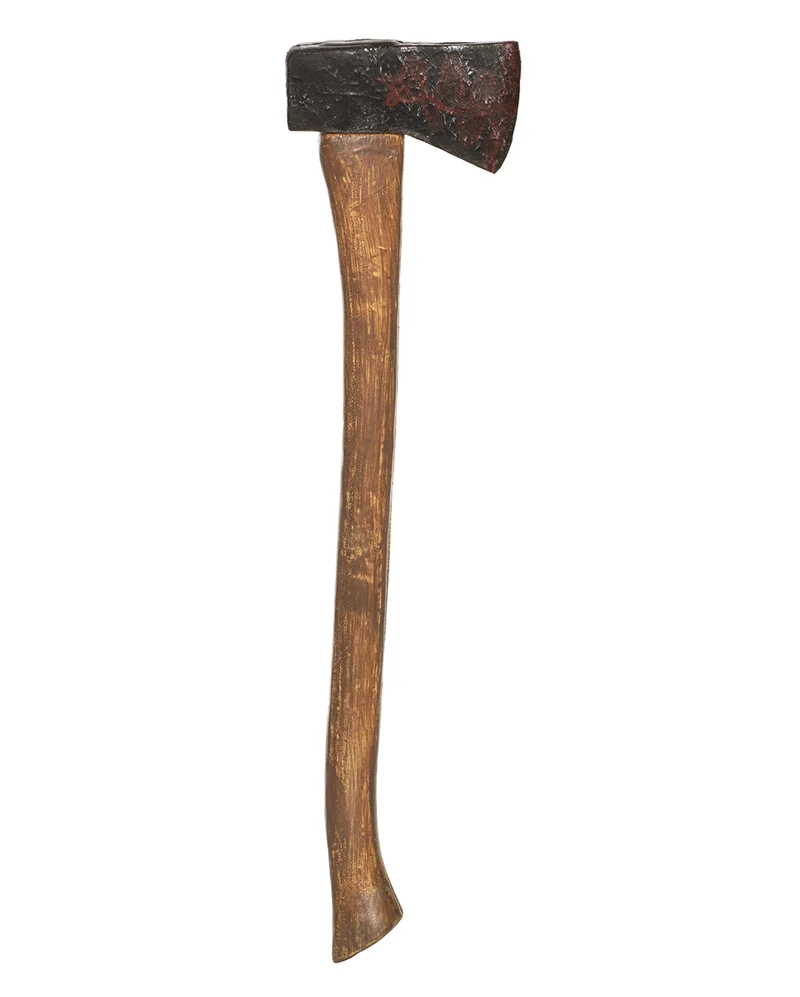 Blutige Holzfäller Axt
