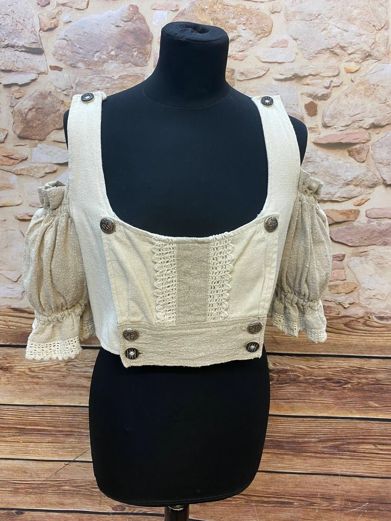 Trachtenmieder – Oharivari – Beige – Größe L