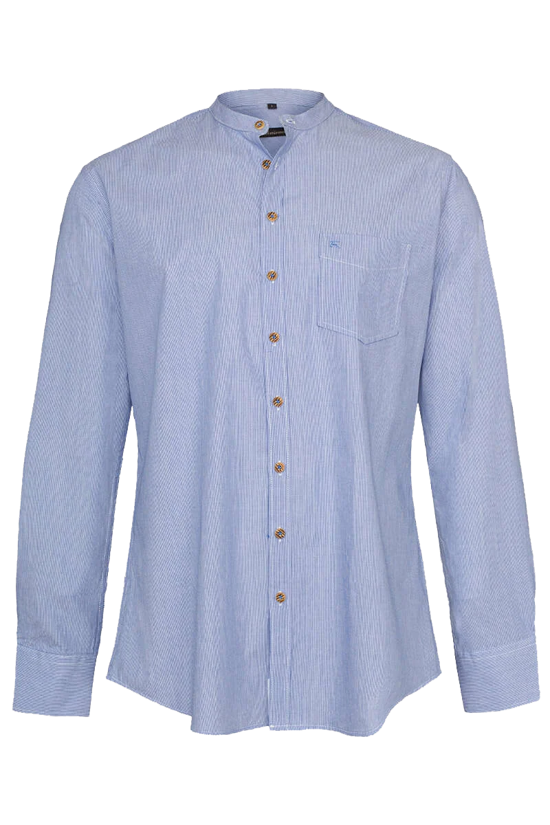 Trachtenhemd Slim fit gestreift