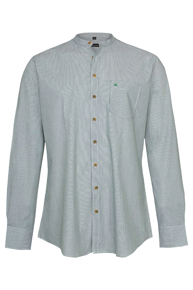 Trachtenhemd Slim fit gestreift