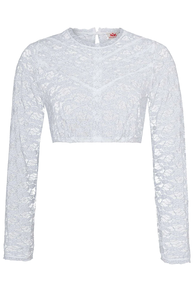 Dirndlbluse mit langen Ärmeln