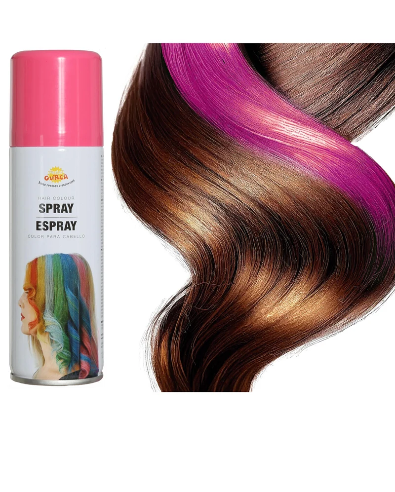 Farbiges Haarspray Pink