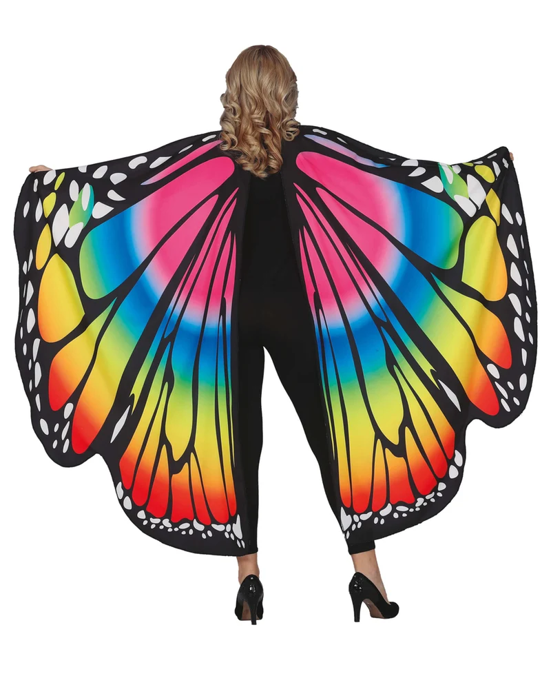 Riesengroße Bunte Schmetterlingsflügel 160x130cm
