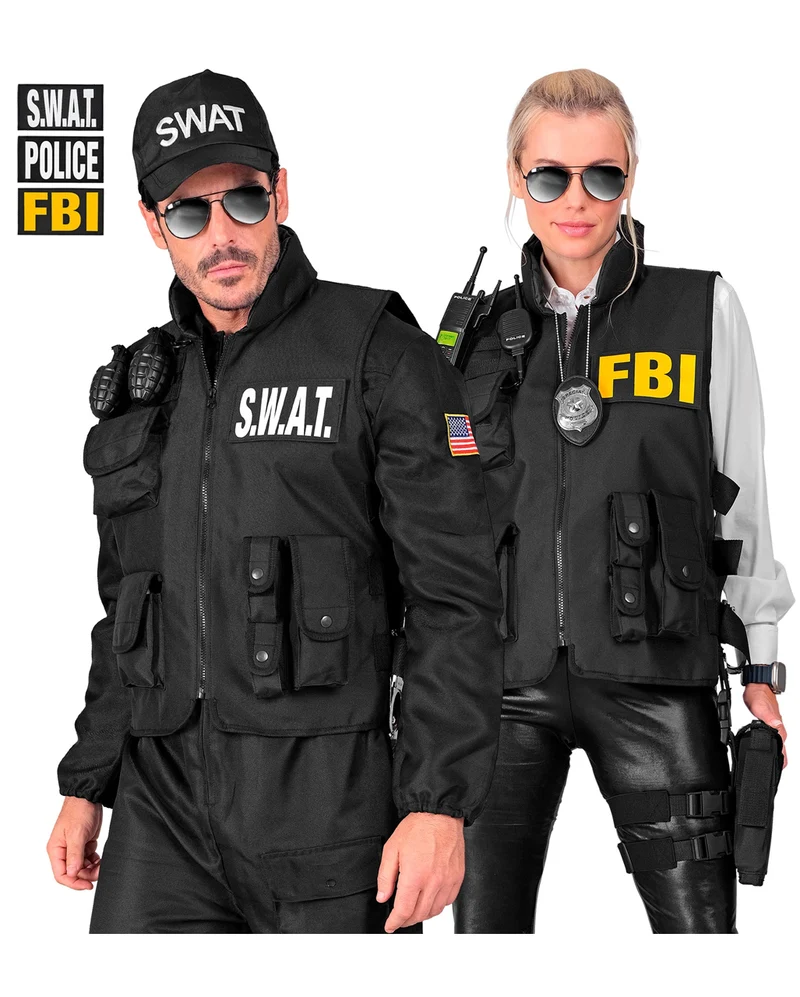 Realistische SWAT Weste Deluxe