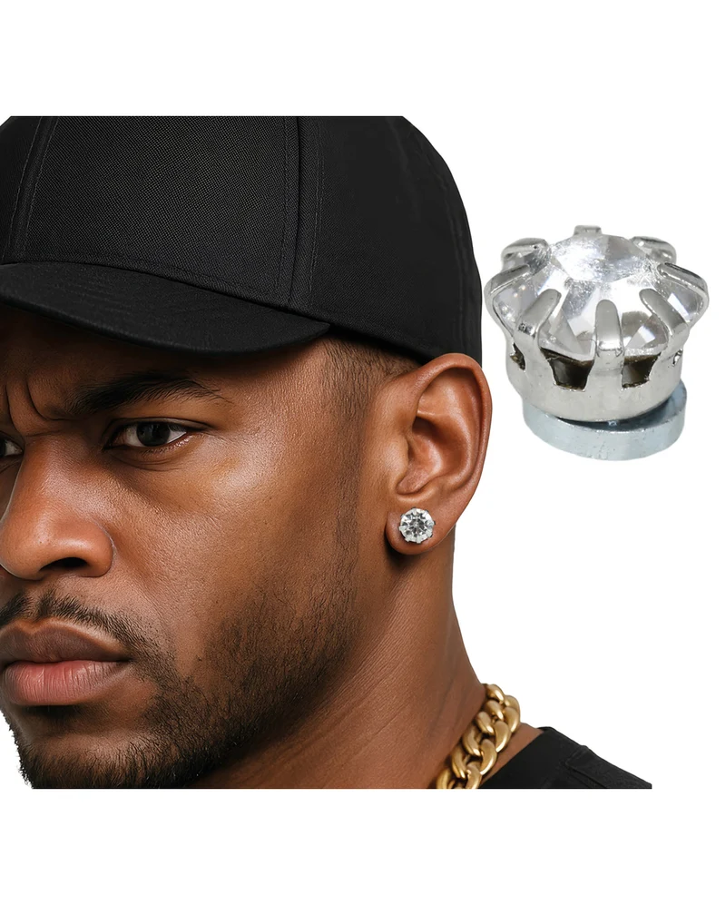 Hip-Hop Magnet Ohrstecker 2 St.