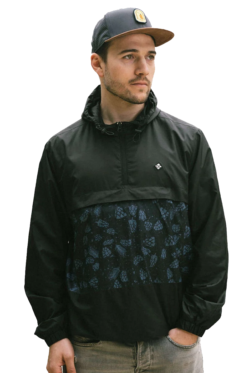 Herren-Windbreaker-Regenjacke 'Hopfenernte'
