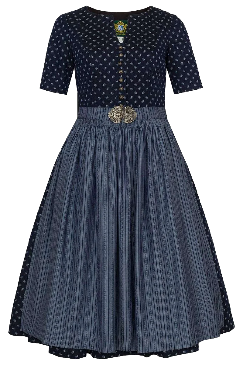 Midi Dirndlkleid durchgeknöpft