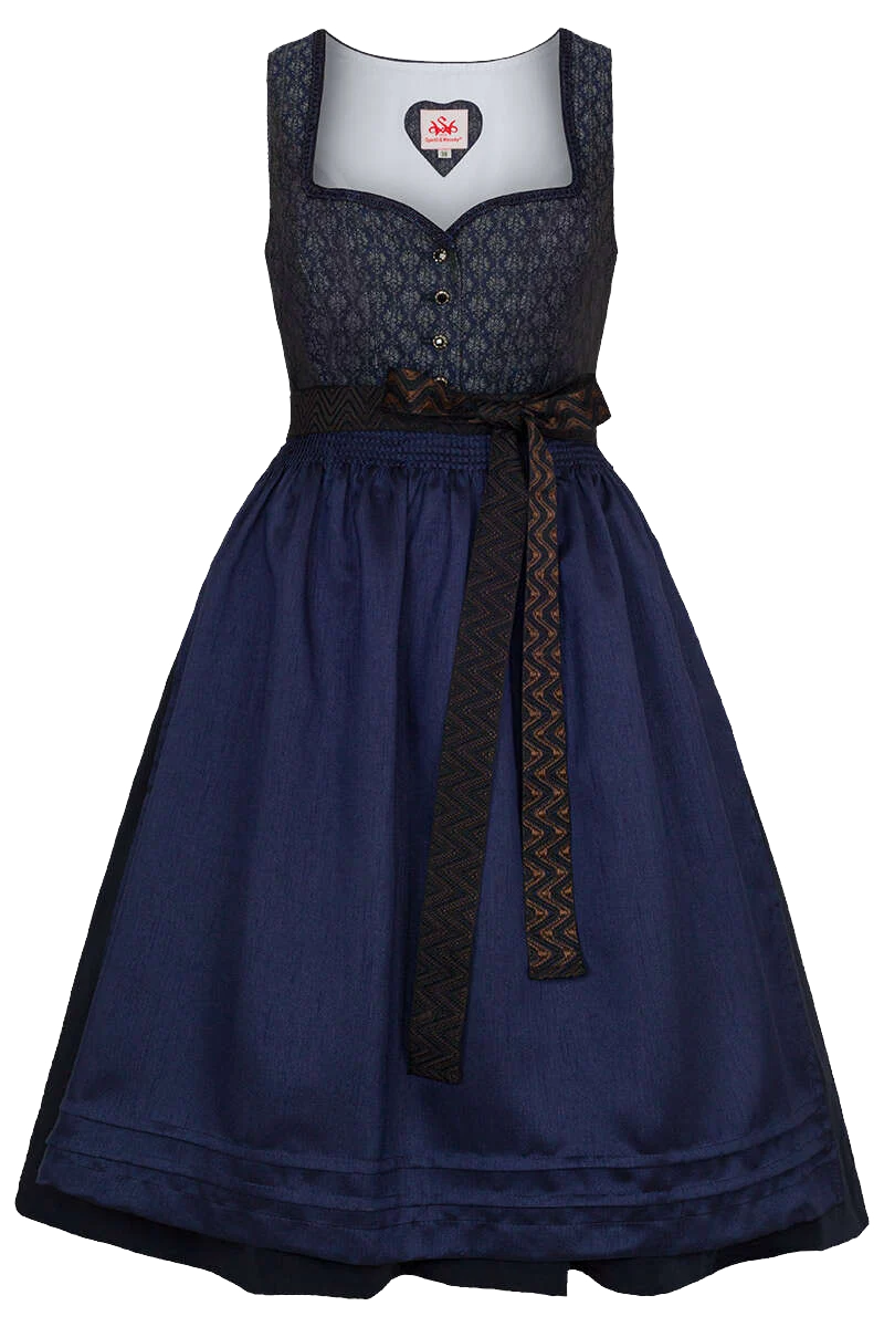 Midi-Dirndl Herzausschnitt