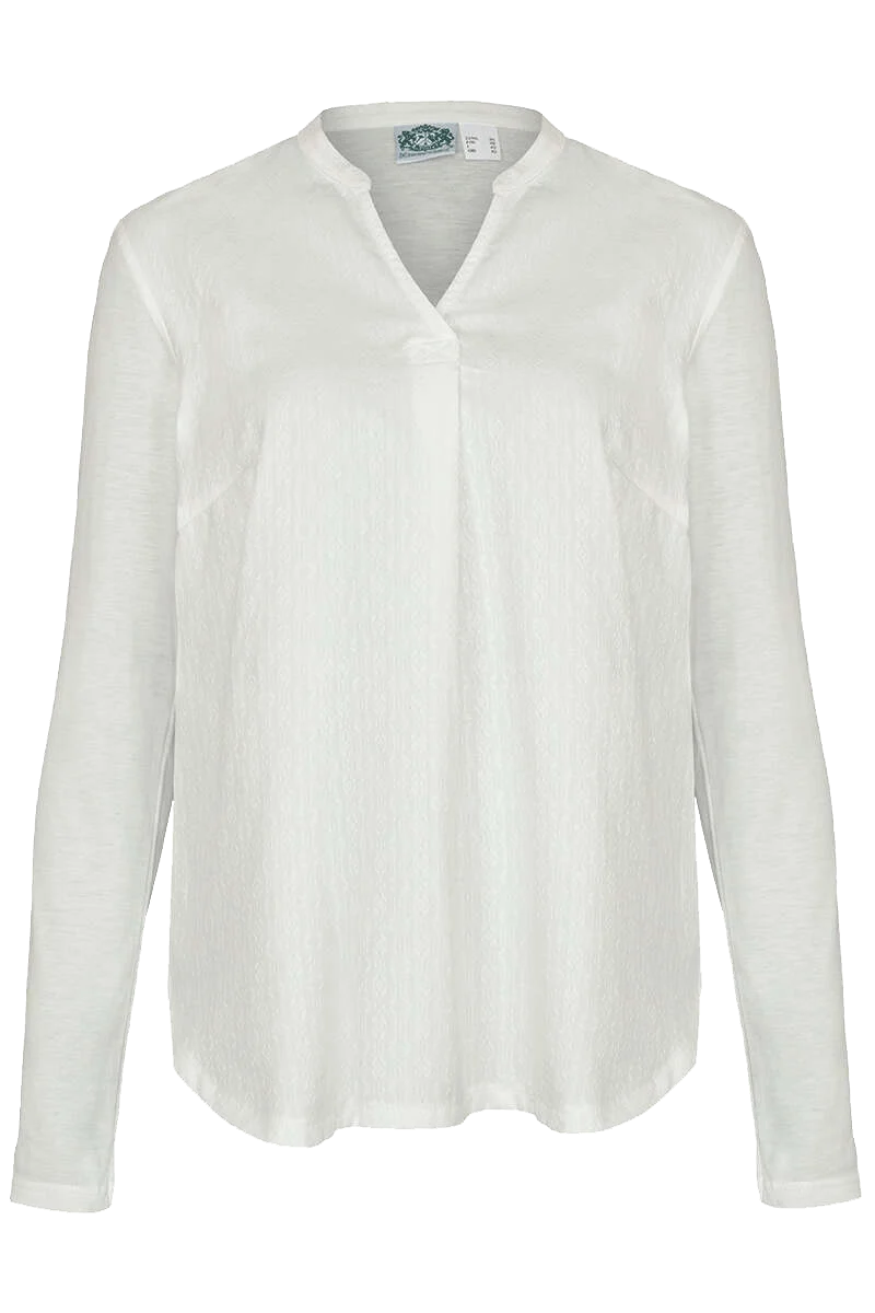 Trachtenbluse mit langen Ärmeln