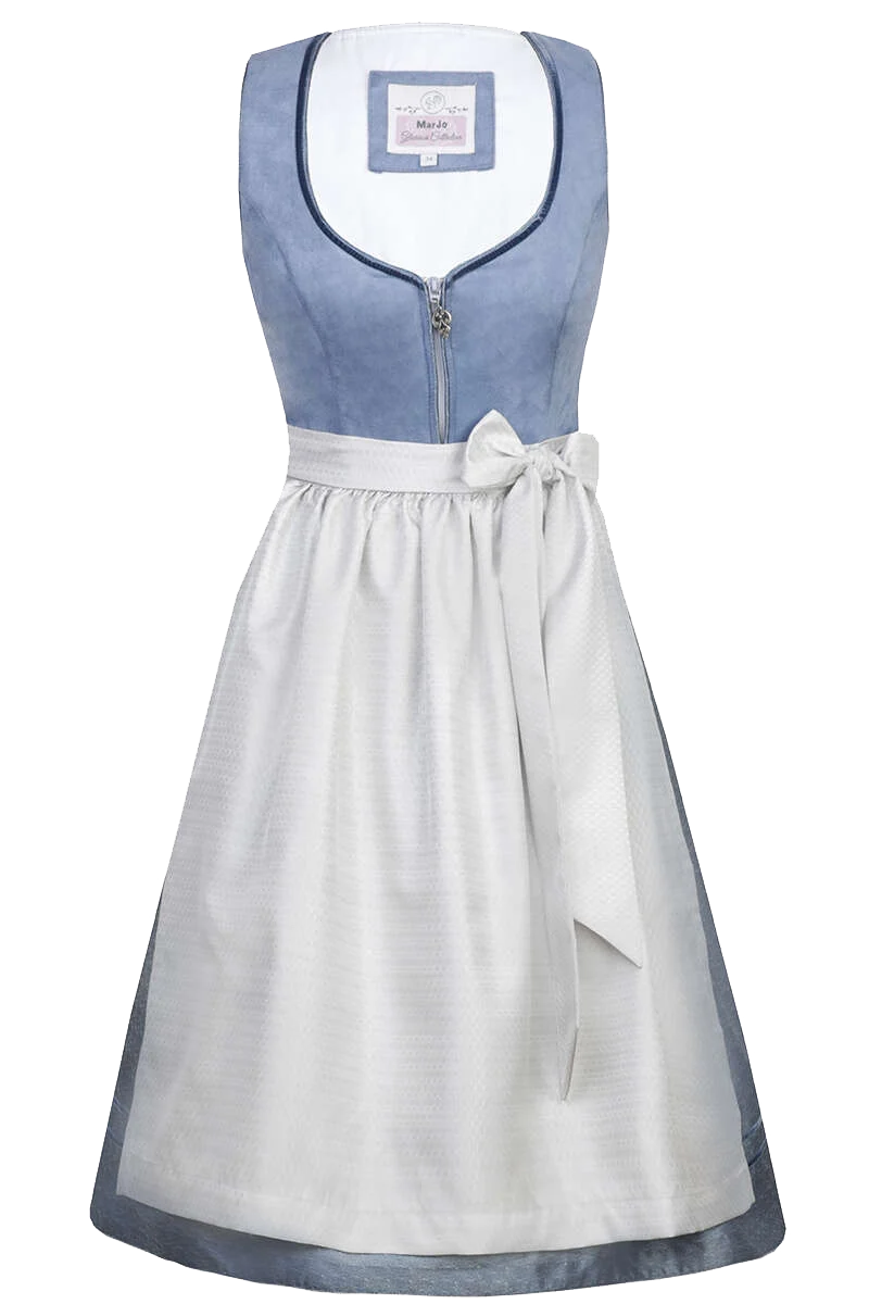 Dirndl Midi Veganes Wildleder