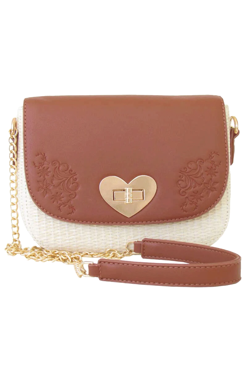 Damen Trachten-Handtasche Bast