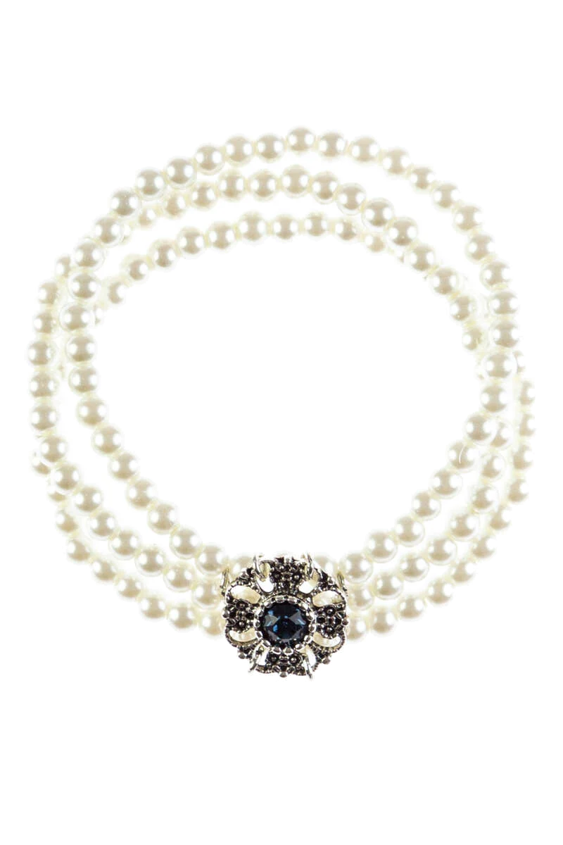 Damen Perlen-Armband mit Stein