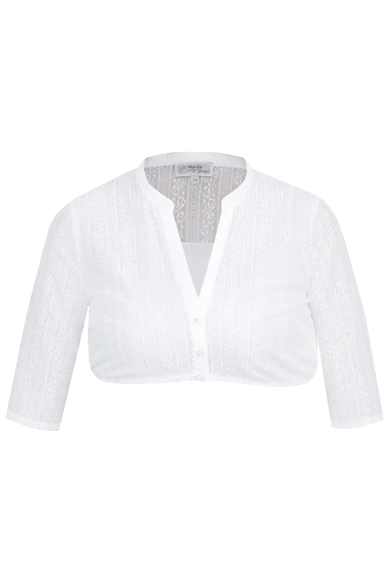 Dirndlbluse mit Spitze