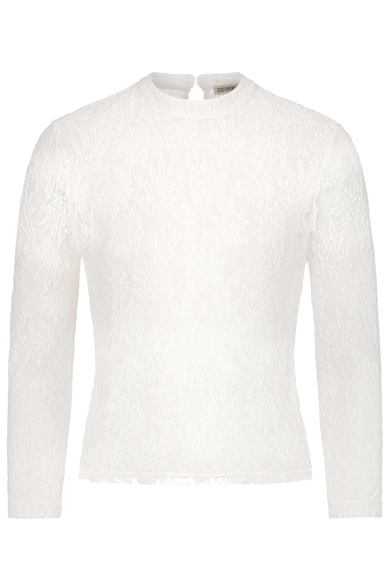 Dirndlbluse Trachtenbluse Spitze mit langen Ärmeln