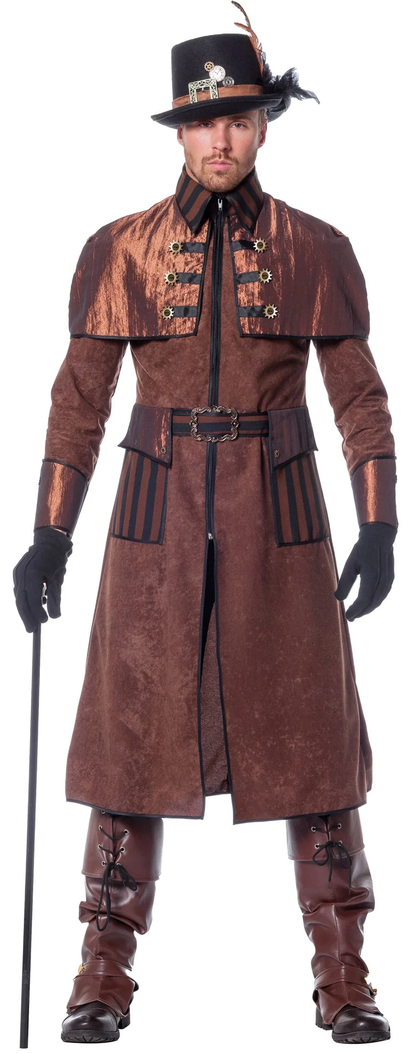 Edle Steampunk Herrenjacke