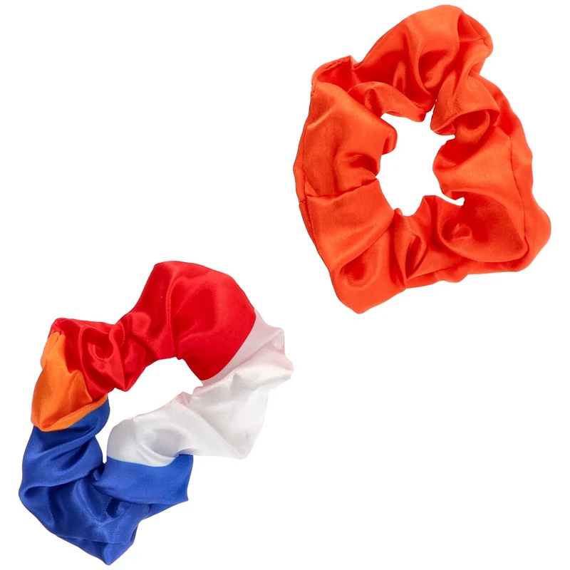 2 Haargummis Oranje