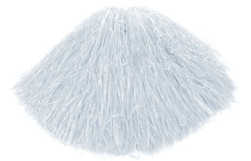 Weißer Cheerleader Pompom