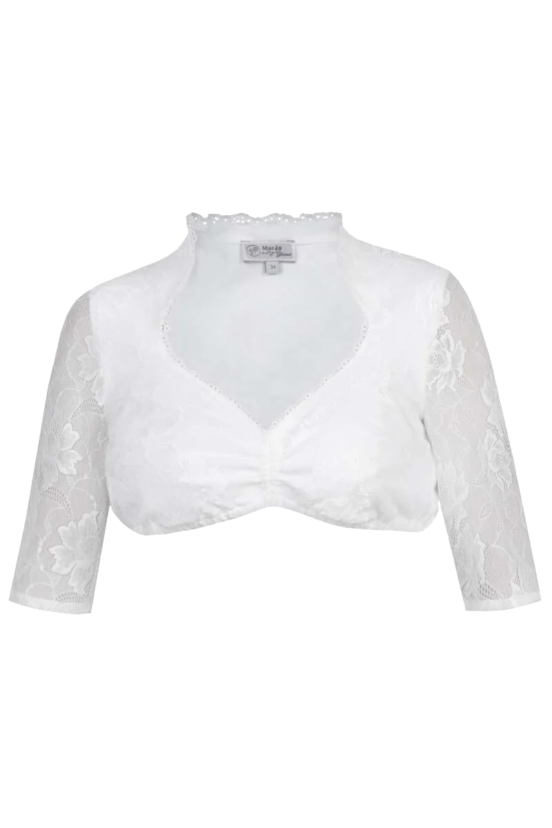 Dirndlbluse mit Schneewittchenkragen