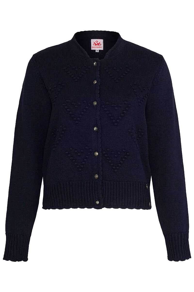 Dirndljacke Trachtenjacke mit Herzen
