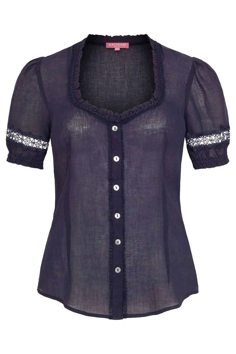 Miederbluse aus Baumwolle