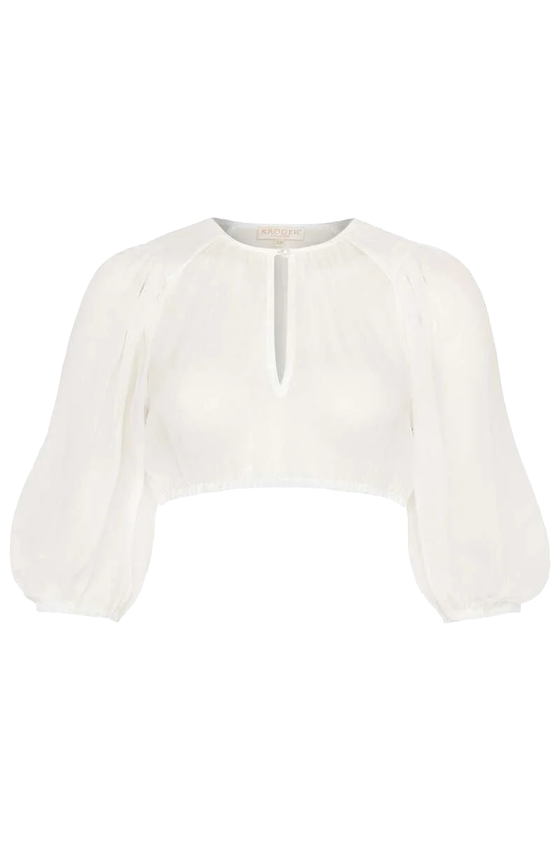 Dirndlbluse mit Ballonärmeln