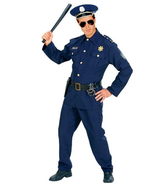 Patrouillierender Cop Herren Kostüm