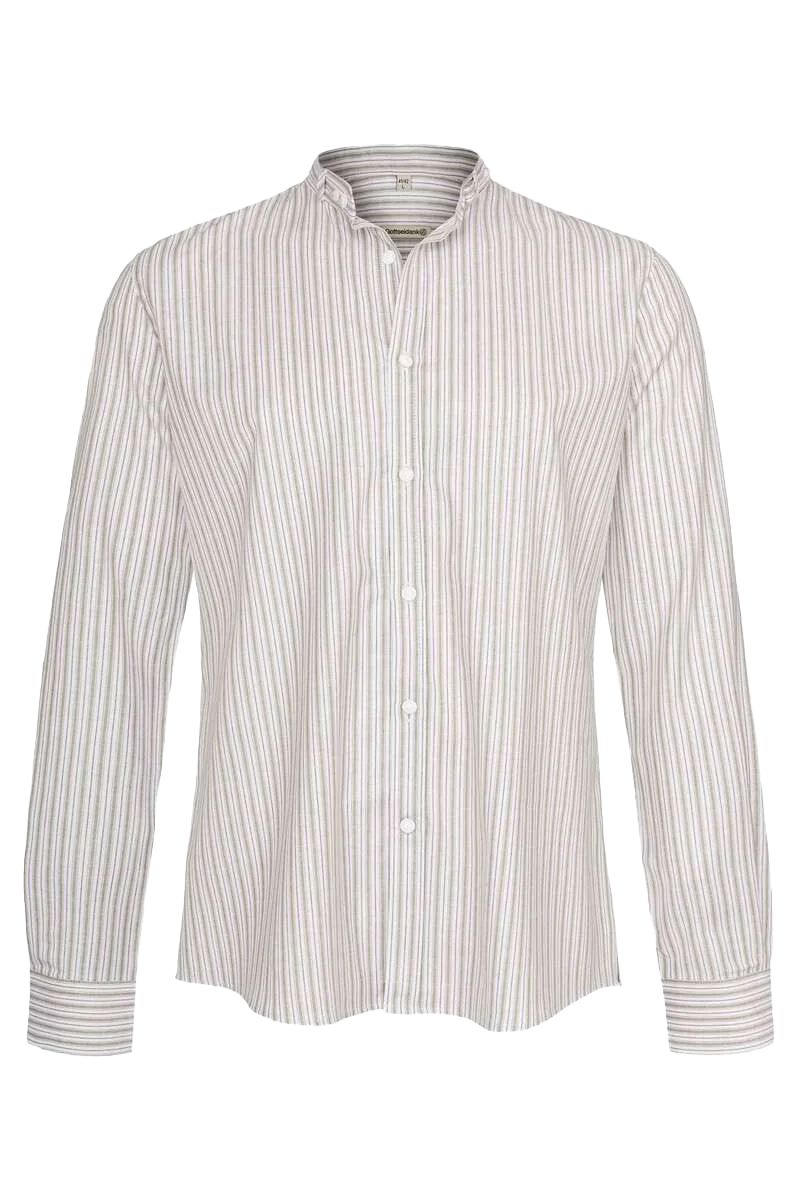 Trachtenhemd gestreift Slim-fit