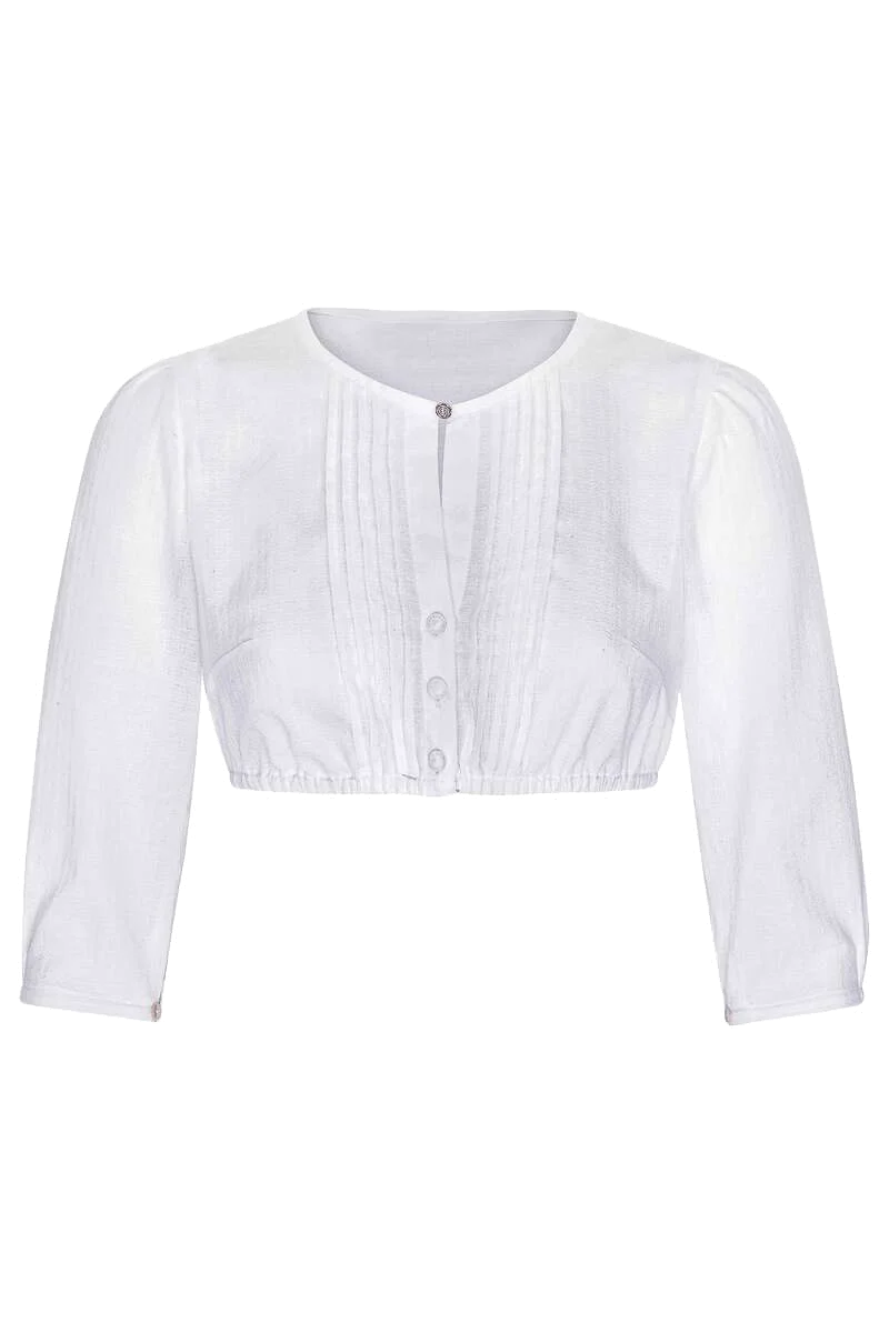 Dirndlbluse Rundhalsausschnitt