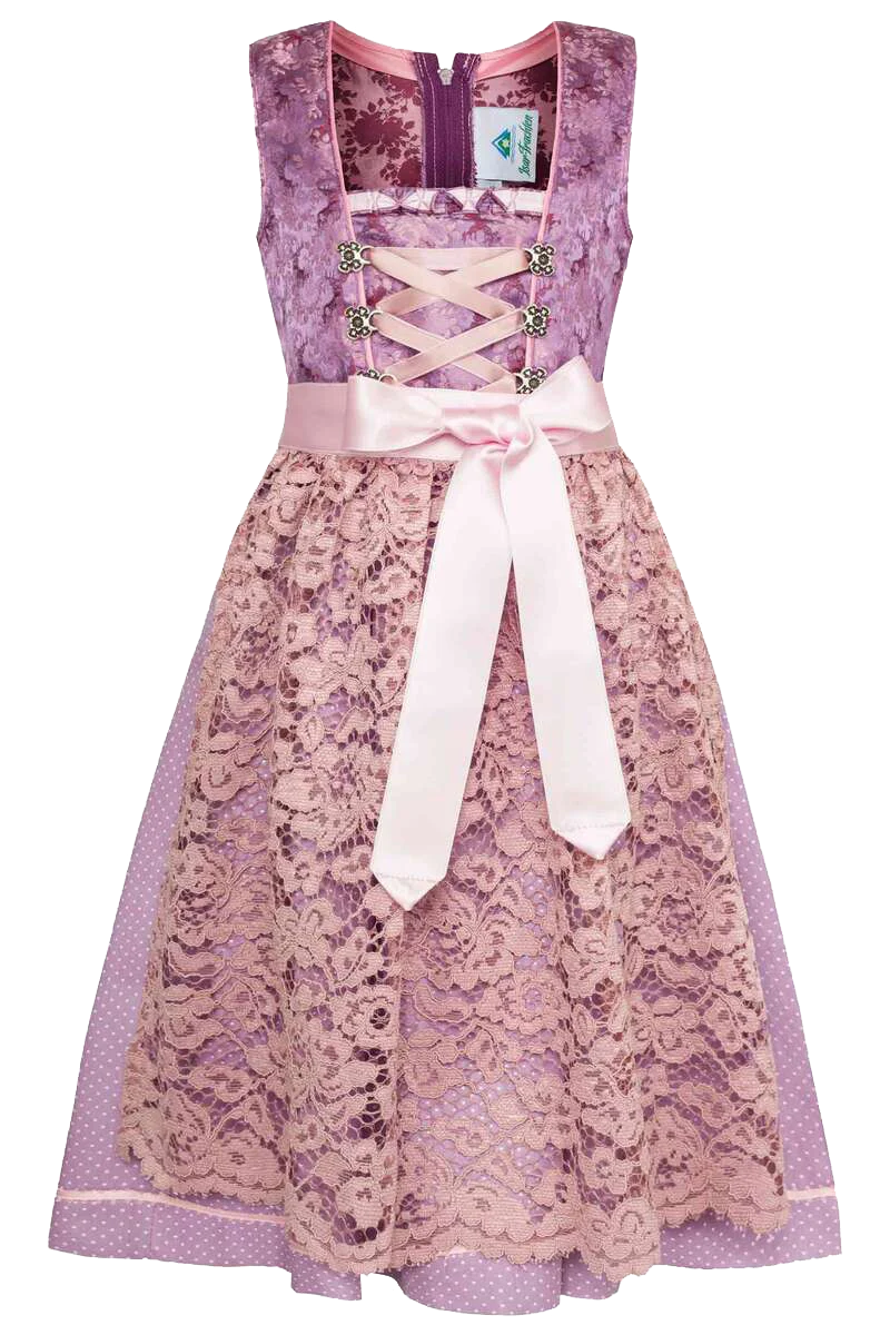 Mädchen Teenie Dirndl mit Miederschnürung