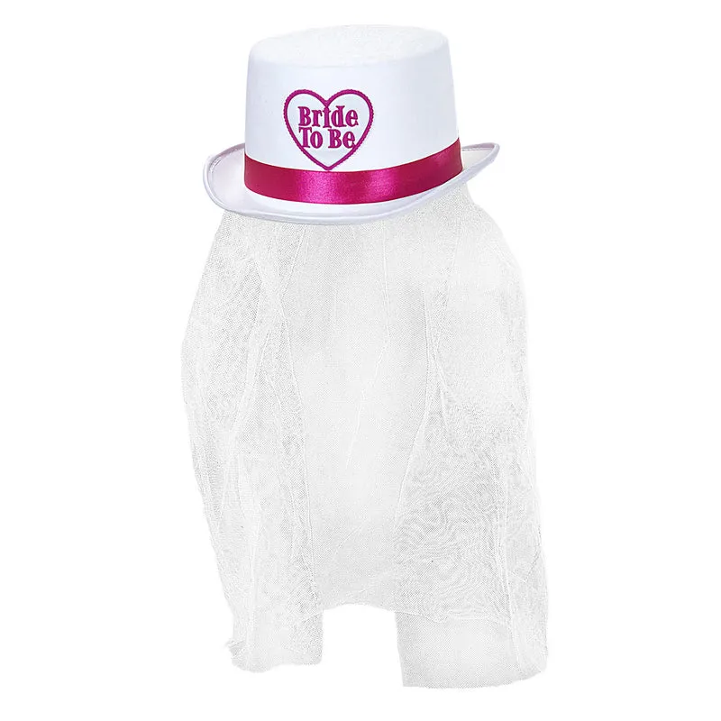 Zylinder Bride To Be Mit Schleier