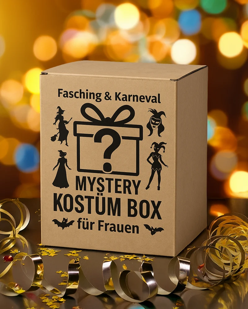 Fasching & Karneval Mystery Kostüm Box für Frauen