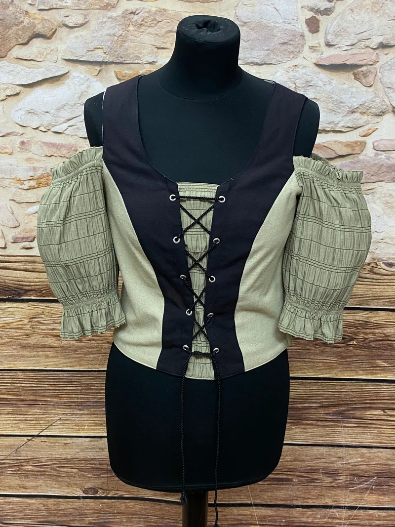 Trachtenmieder – Gr.38 – Landhausstil – Carmenbluse