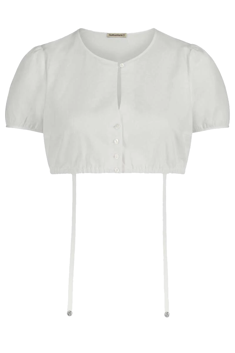 Damen Dirndlbluse mit Leinen