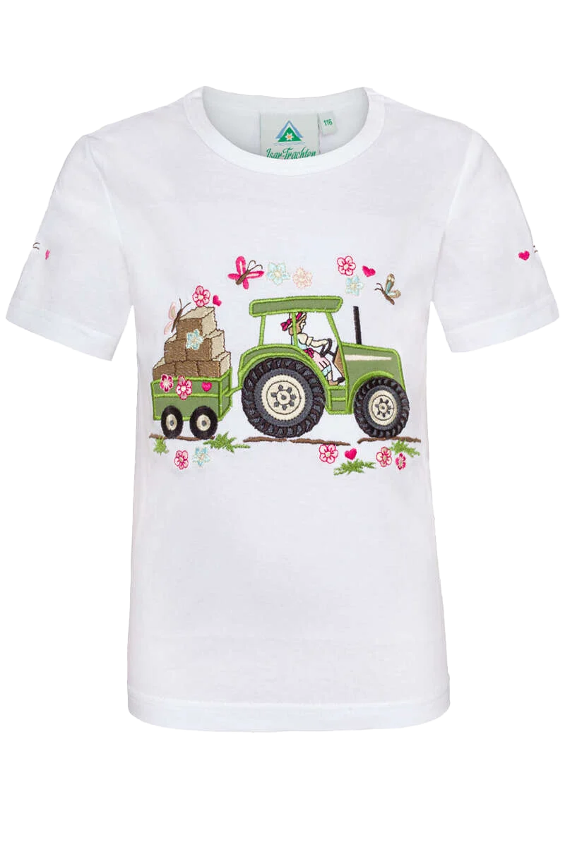 Baby Kinder T-Shirt Traktorfahrerin