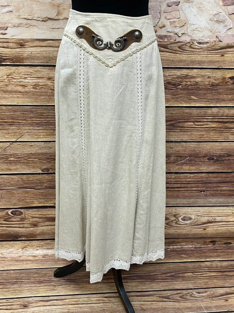Damen Trachtenrock von Wolperdinger – Beige, Größe 36