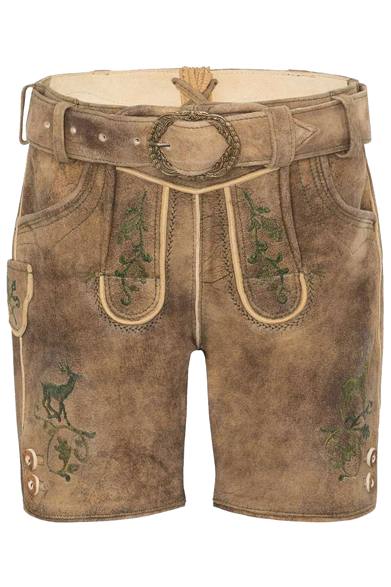 Kinder Lederhose mit Gürtel