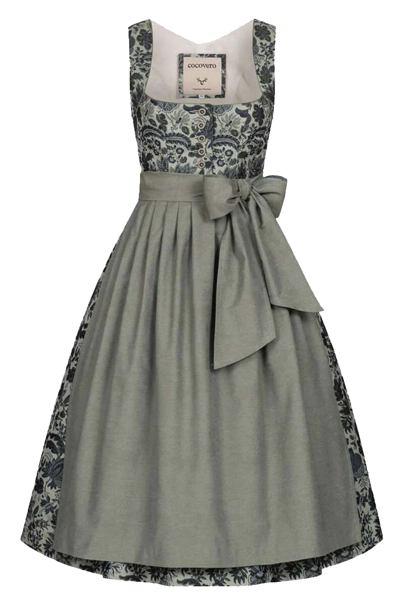 Dirndl mit floralem Muster