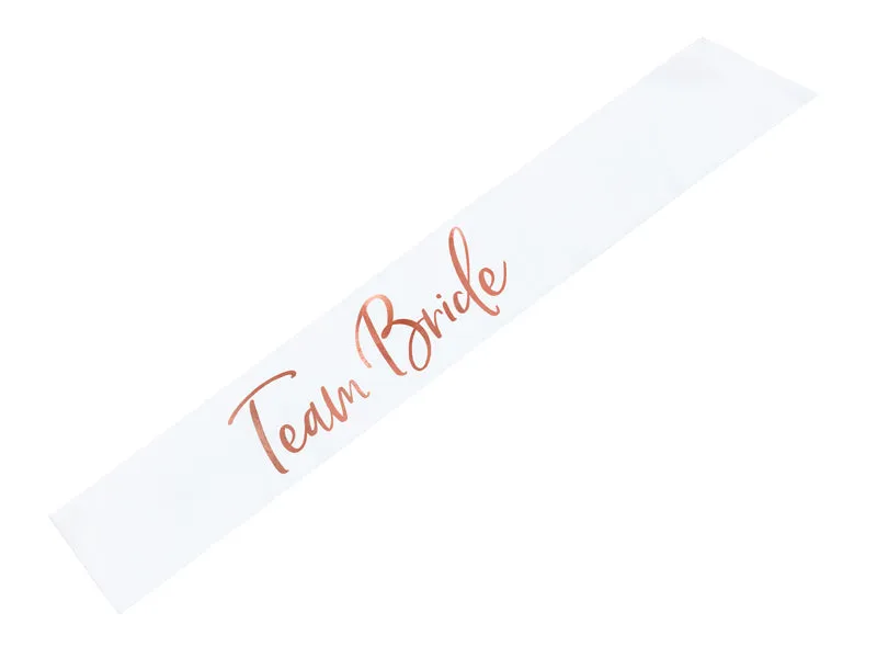 JGA Brautalarm Schärpe Team Bride 75 x 10cm