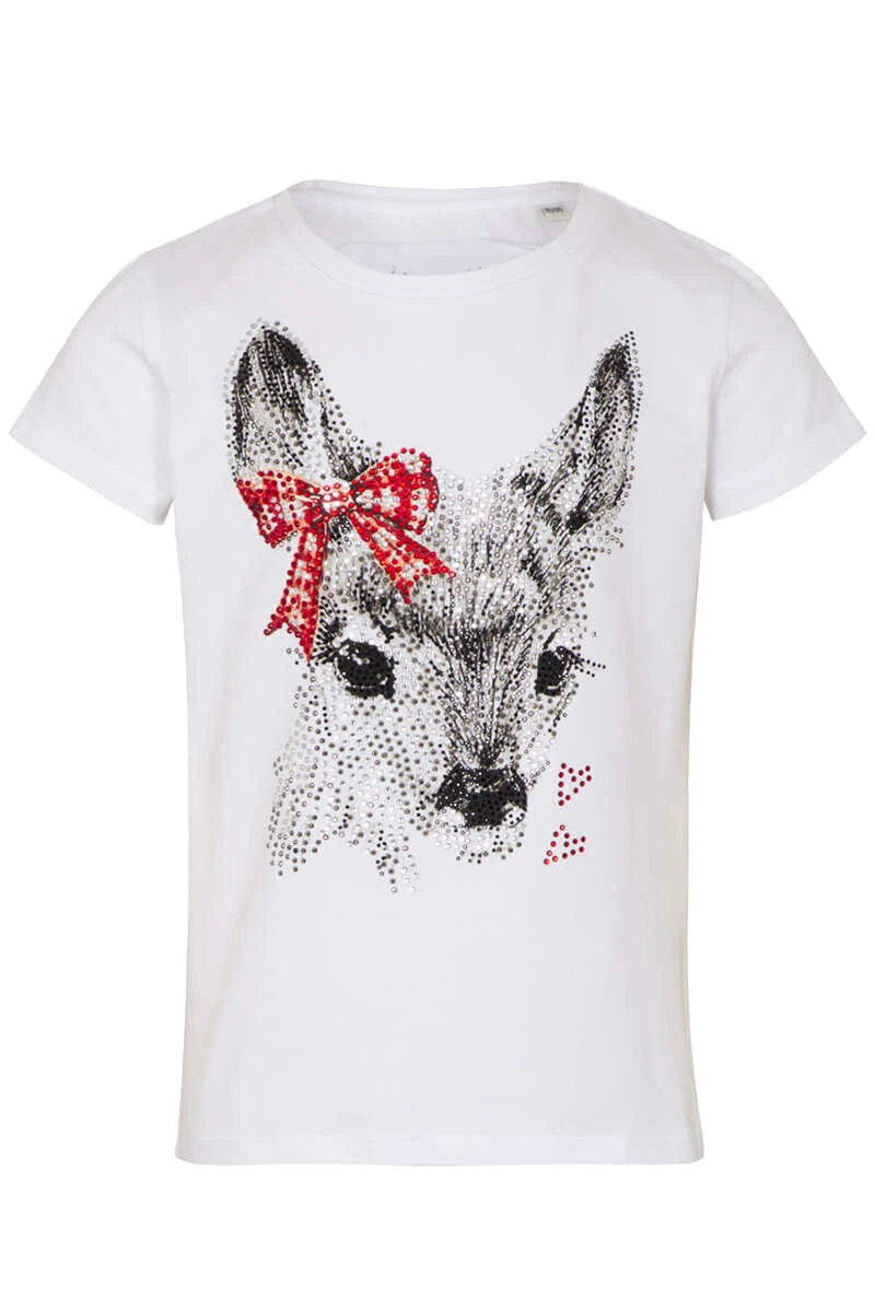Kinder T-Shirt "Bambi" weiss
