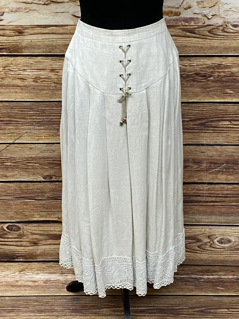 Damen Trachtenrock von Isola – Beige, Größe 38