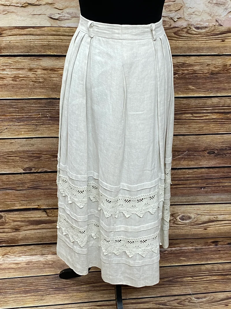 Damen Trachtenrock von Landhaus – Beige, Größe 38