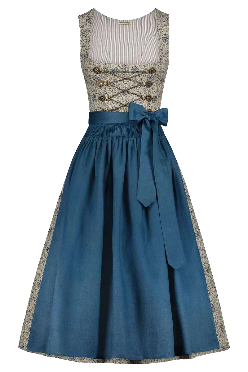 Dirndl mit Miederhakenverschluss