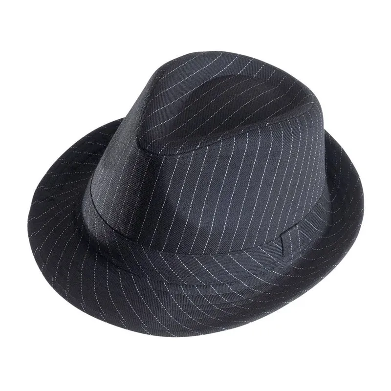 Filius Nadelstreifen Fedora Hut