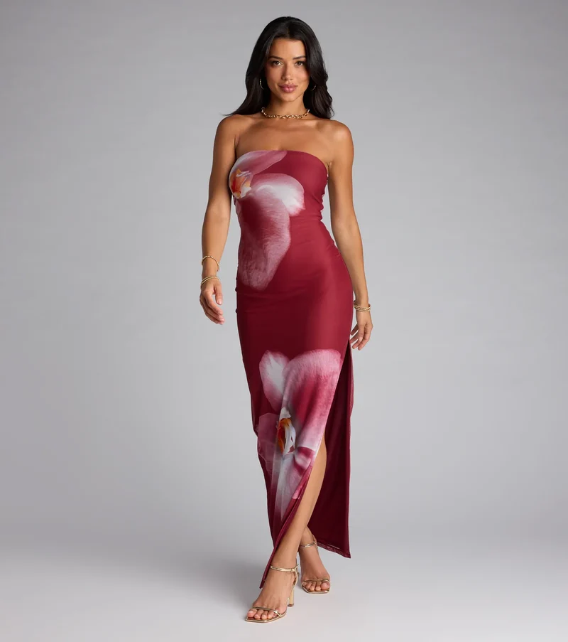All Eyes On The Floral Maxi Dress