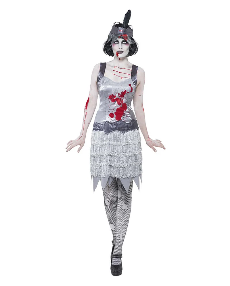 Zombie Flapper Damenkostüm