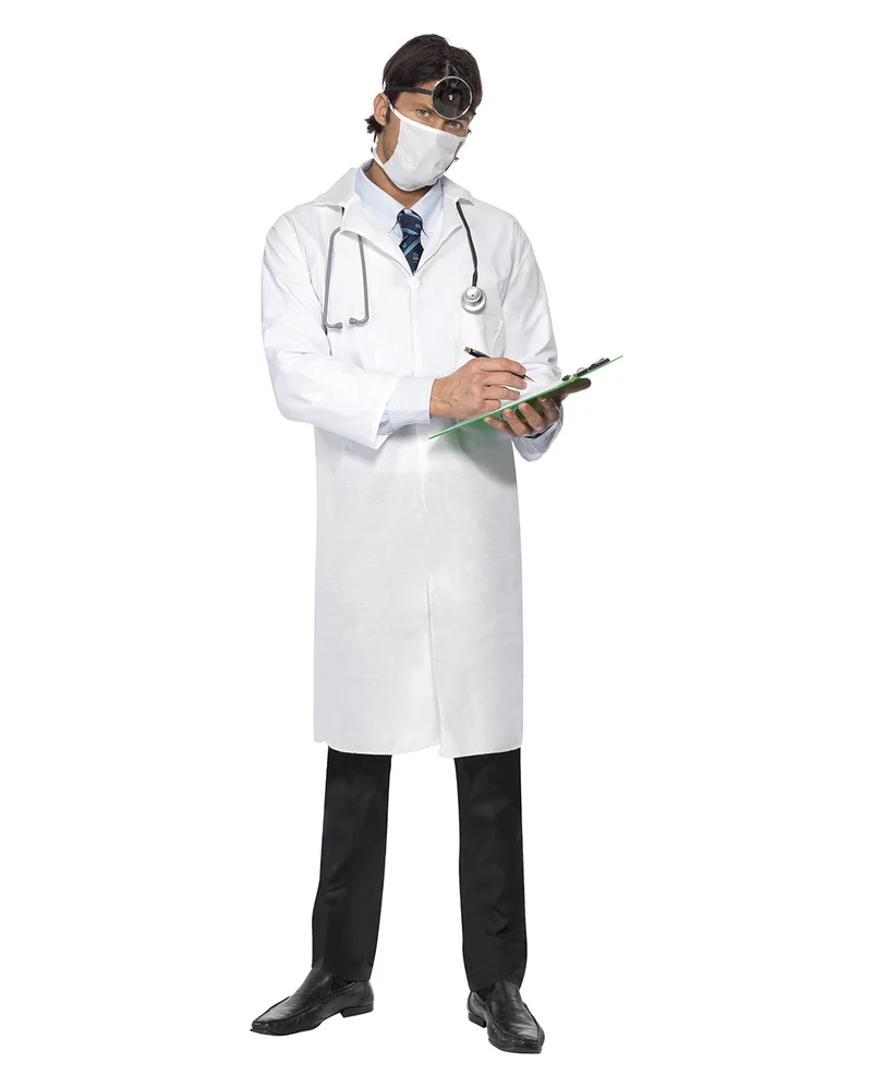 Doktor Kostüm mit Mundschutz